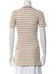 The Elder Statesman Cashmere Striped Tunic