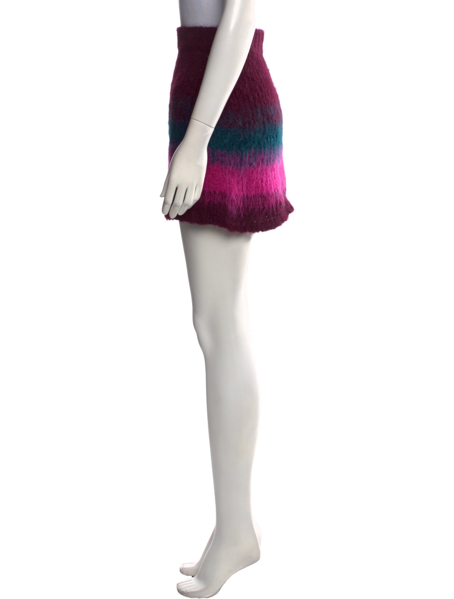 The Elder Statesman Alpaca Mini Skirt