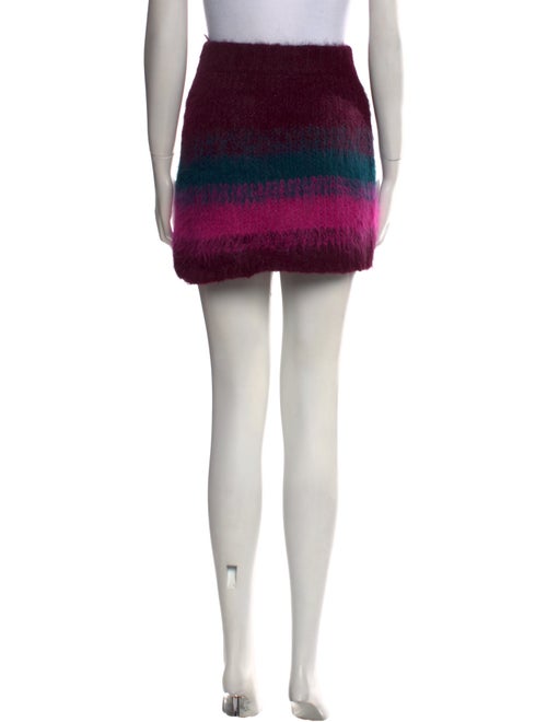 The Elder Statesman Alpaca Mini Skirt