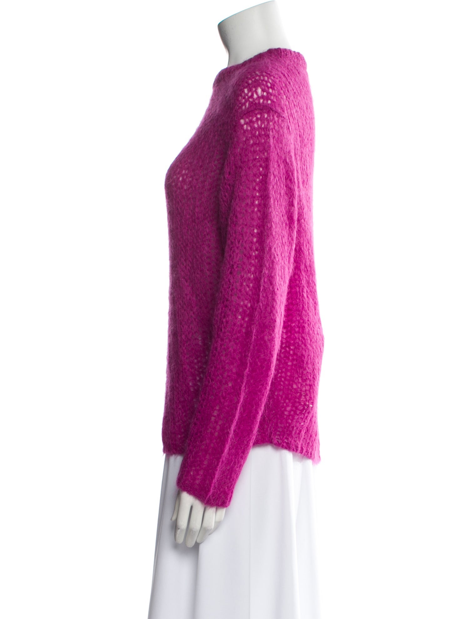 The Elder Statesman Alpaca Mock Neck Sweater