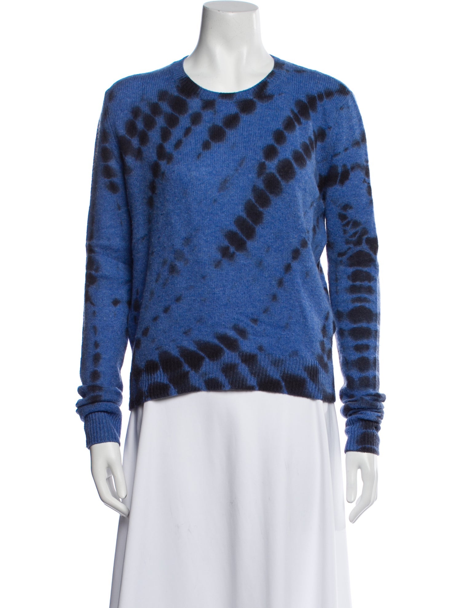 The Elder Statesman Cashmere Tie-Dye Print Sweater