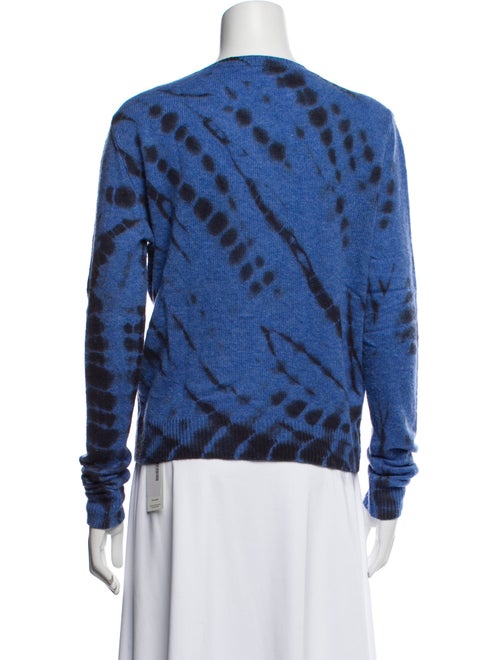 The Elder Statesman Cashmere Tie-Dye Print Sweater