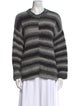 The Elder Statesman Baby Alpaca Striped Sweater