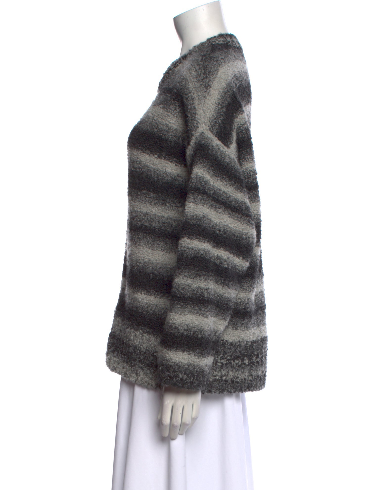 The Elder Statesman Baby Alpaca Striped Sweater