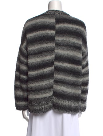 The Elder Statesman Baby Alpaca Striped Sweater