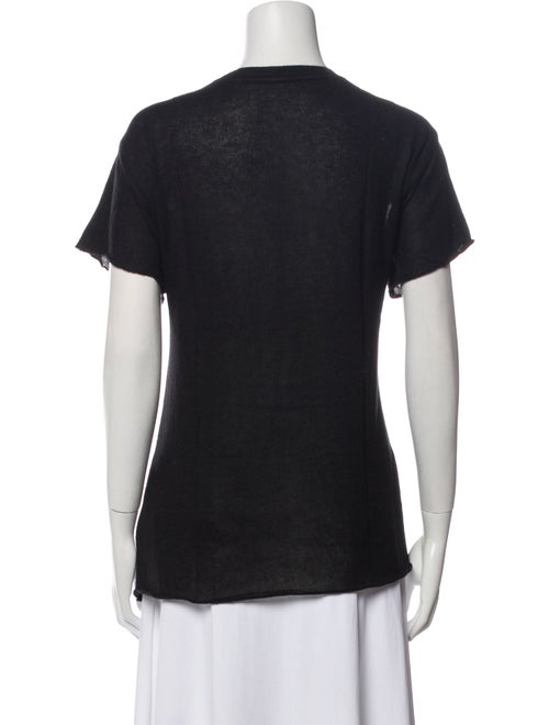 The Elder Statesman Cashmere Scoop Neck T-Shirt
