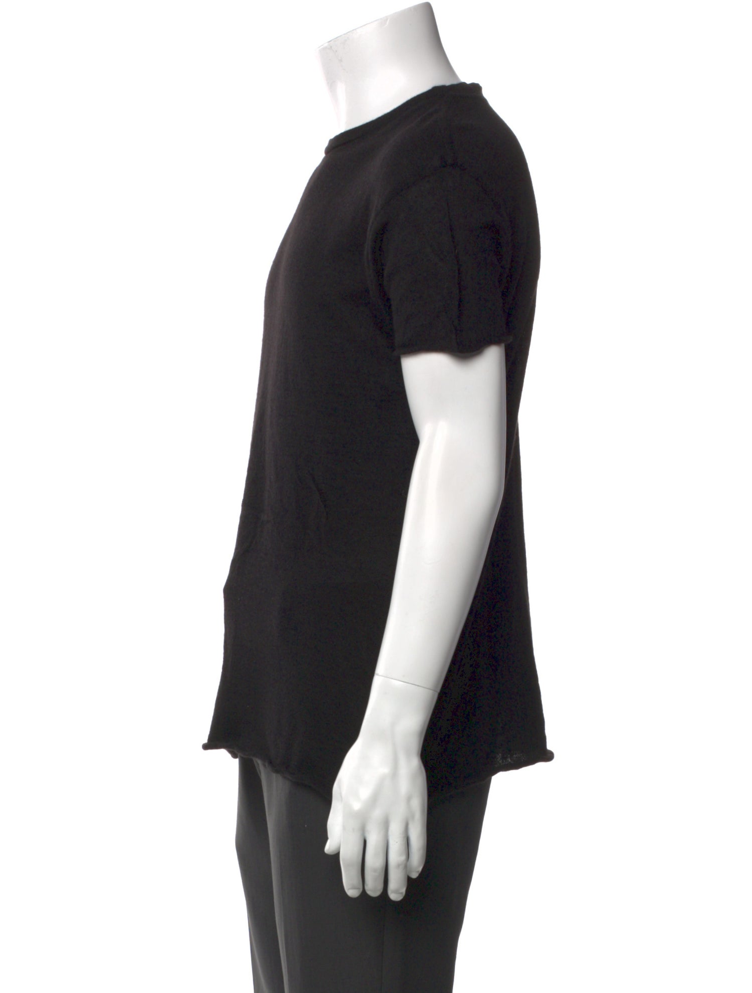 The Elder Statesman Cashmere Crew Neck T-Shirt