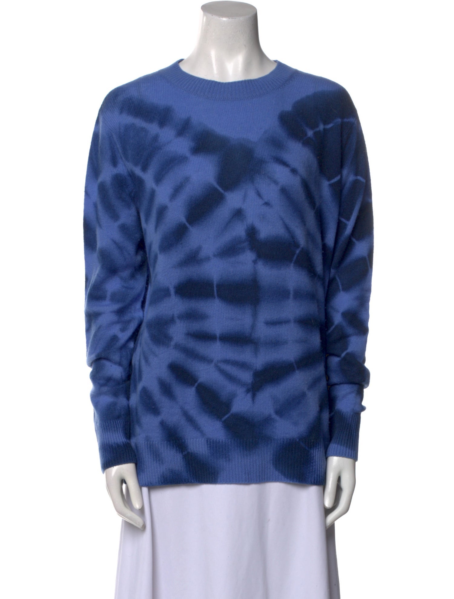 The Elder Statesman Cashmere Tie-Dye Print Sweater