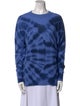The Elder Statesman Cashmere Tie-Dye Print Sweater