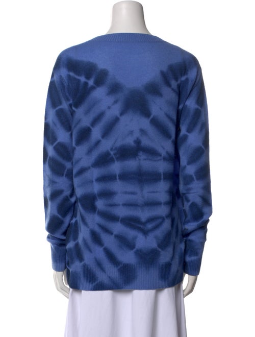 The Elder Statesman Cashmere Tie-Dye Print Sweater