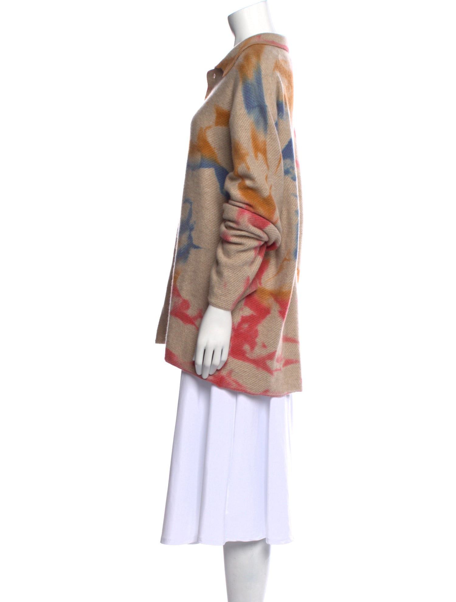 The Elder Statesman Cashmere Printed Sweater