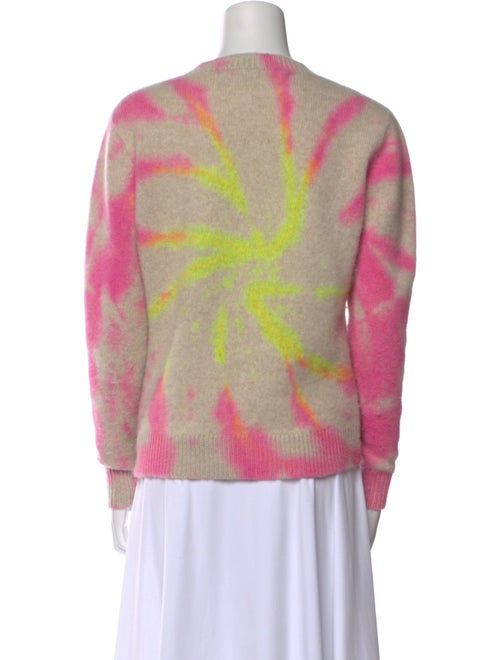 The Elder Statesman Cashmere Tie-Dye Print Sweater