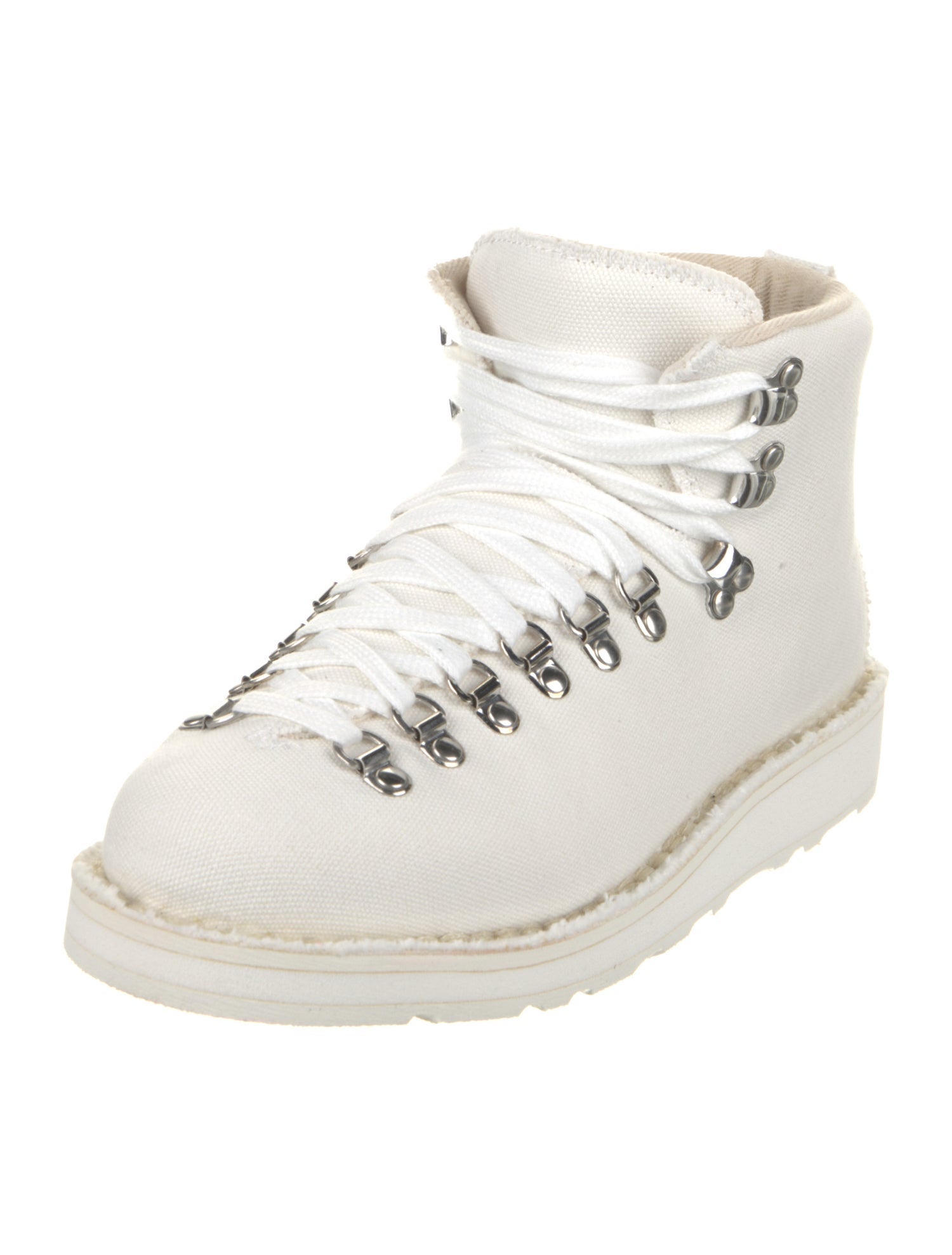 The Elder Statesman Canvas Hiking Boots