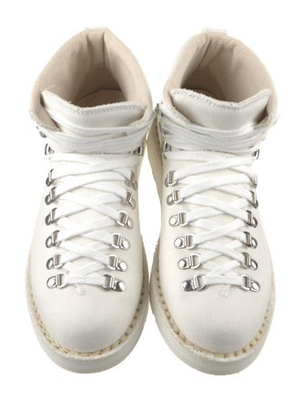 The Elder Statesman Canvas Hiking Boots