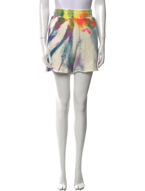 The Elder Statesman Tie-Dye Print Mini Shorts