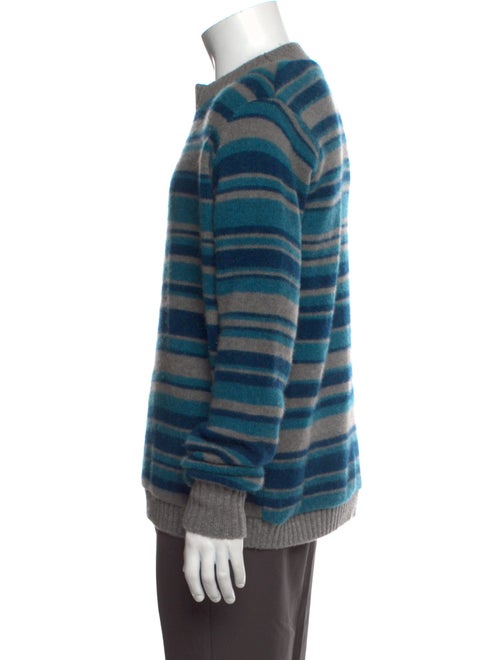 The Elder Statesman Cashmere Striped Pullover