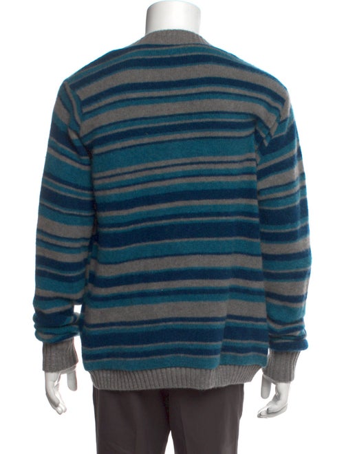 The Elder Statesman Cashmere Striped Pullover