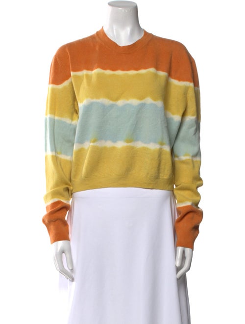 The Elder Statesman Merino Wool Striped Sweater