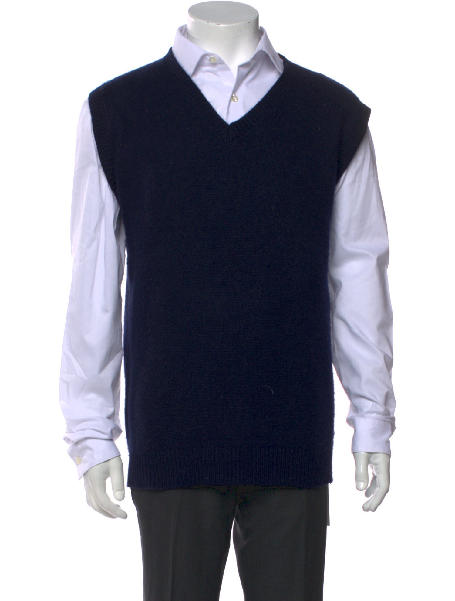 The Elder Statesman Cashmere V-Neck Sweater Vest