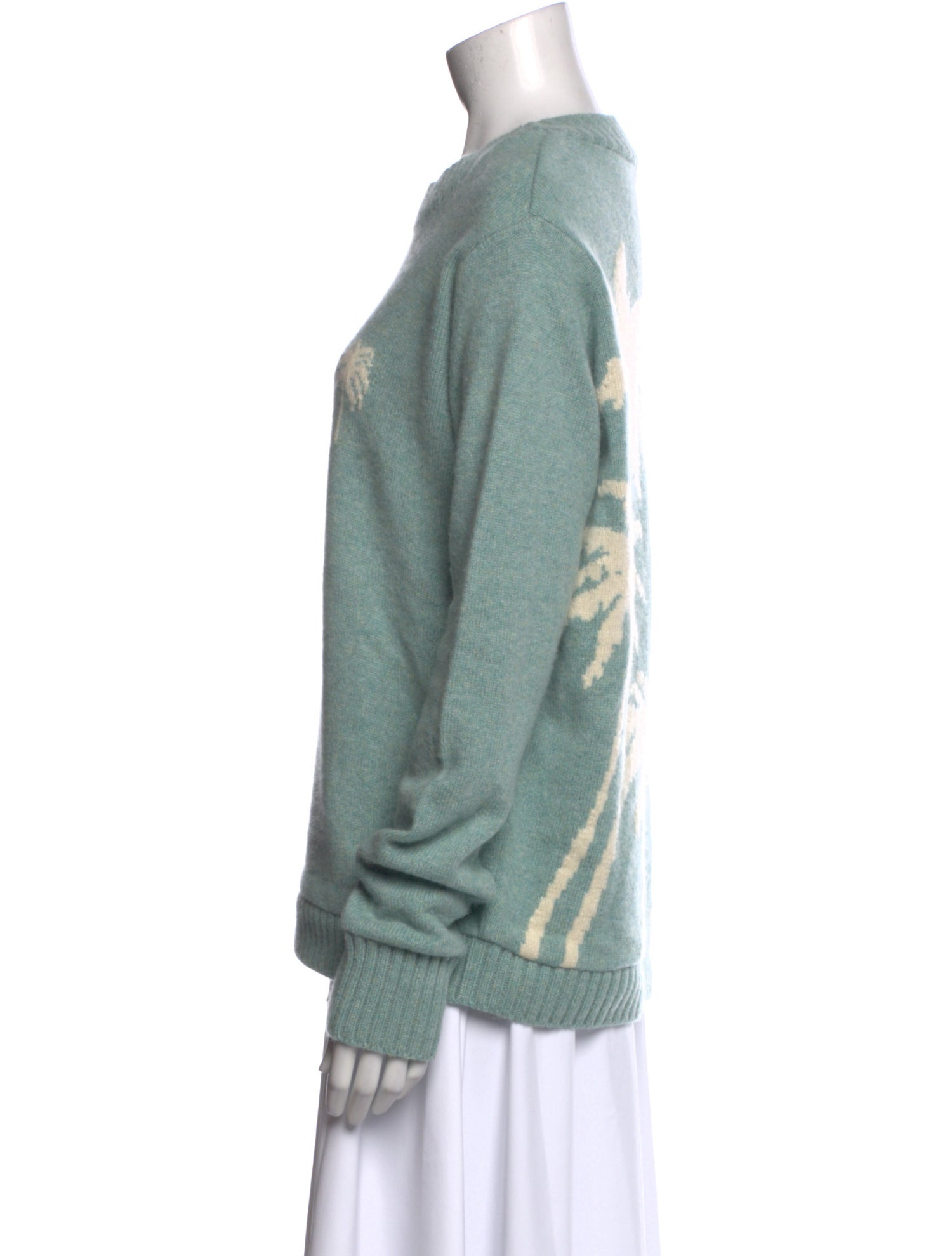 The Elder Statesman Cashmere Mock Neck Sweater