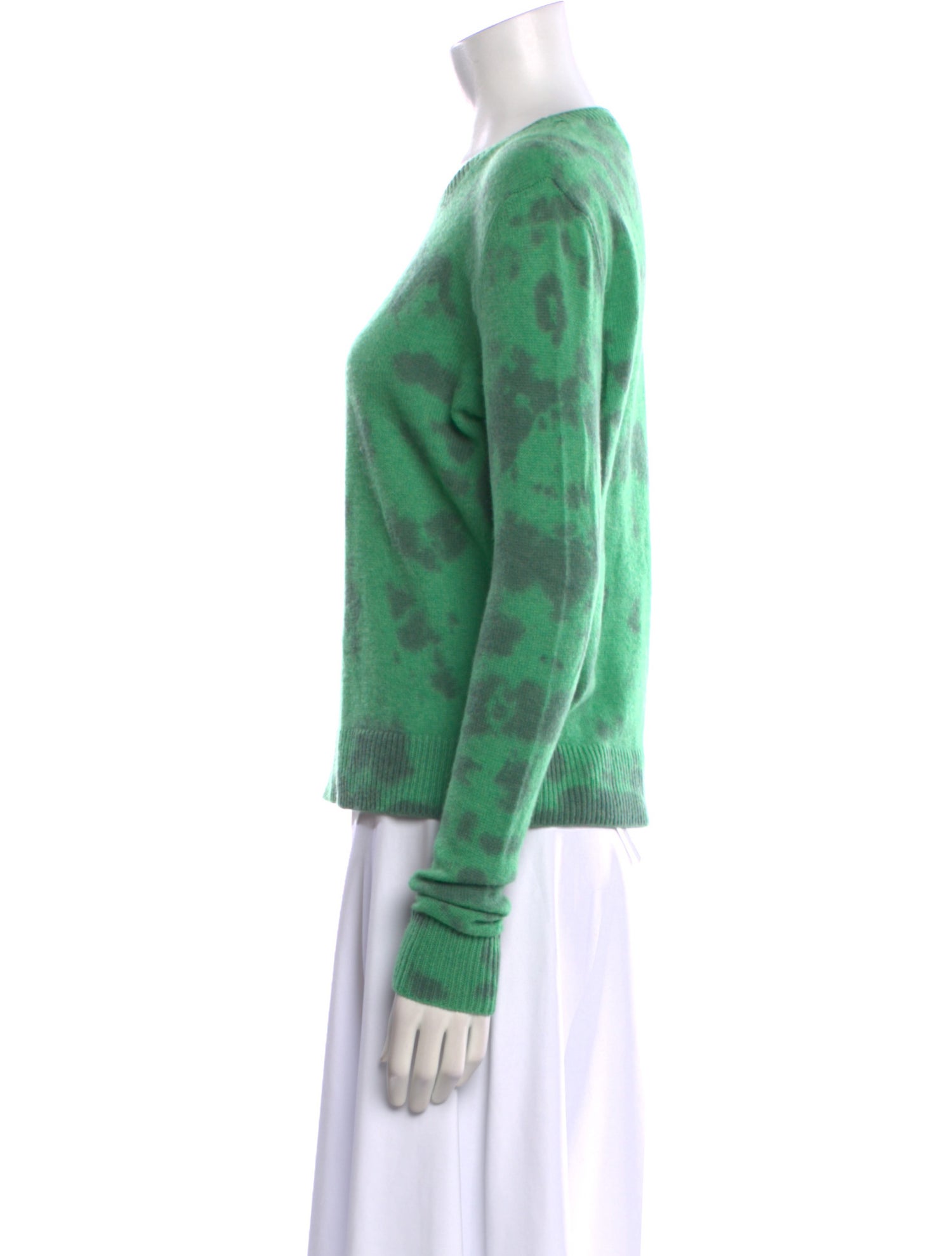 The Elder Statesman Cashmere Tie-Dye Print Sweater