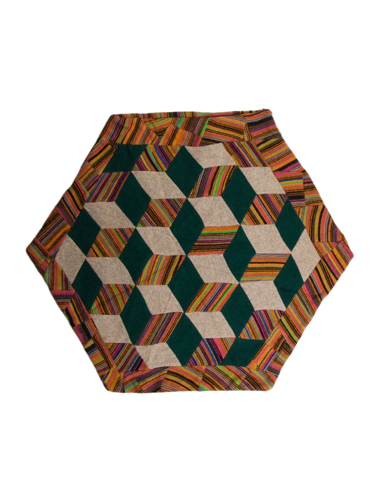 The Elder Statesman Hexagonal Pillow Sham
