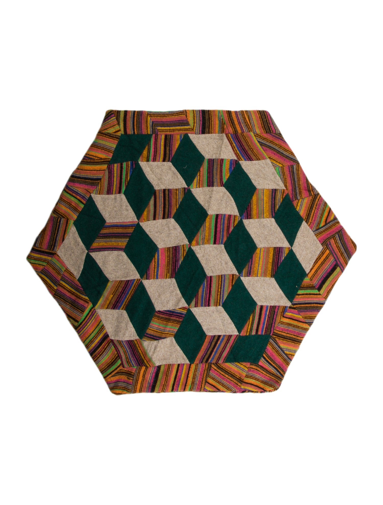 The Elder Statesman Hexagonal Pillow Sham