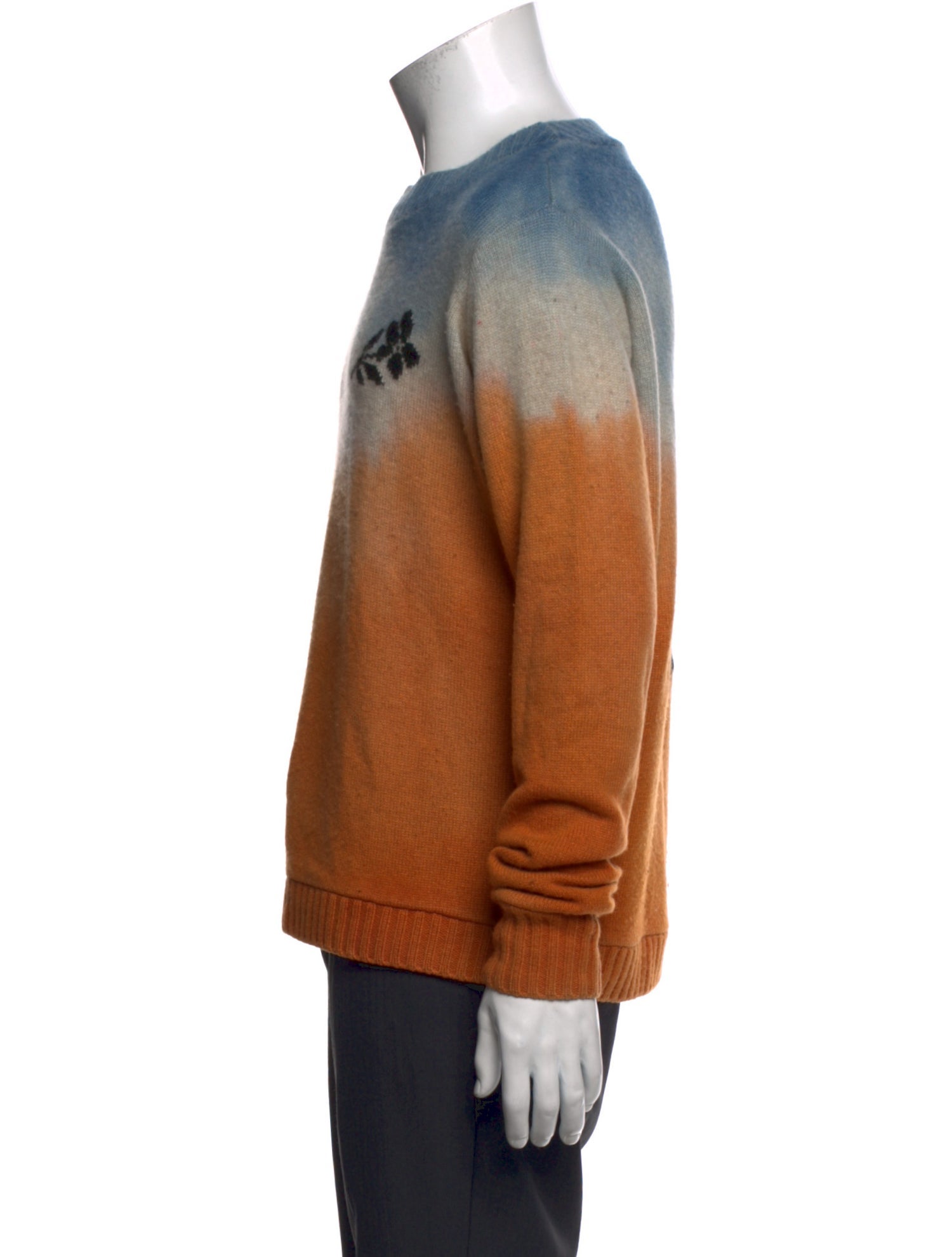 The Elder Statesman Cashmere Tie-Dye Print Pullover