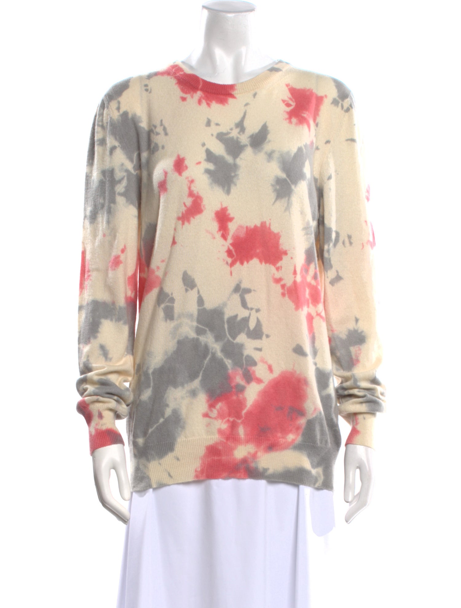 The Elder Statesman Cashmere Tie-Dye Print Sweater