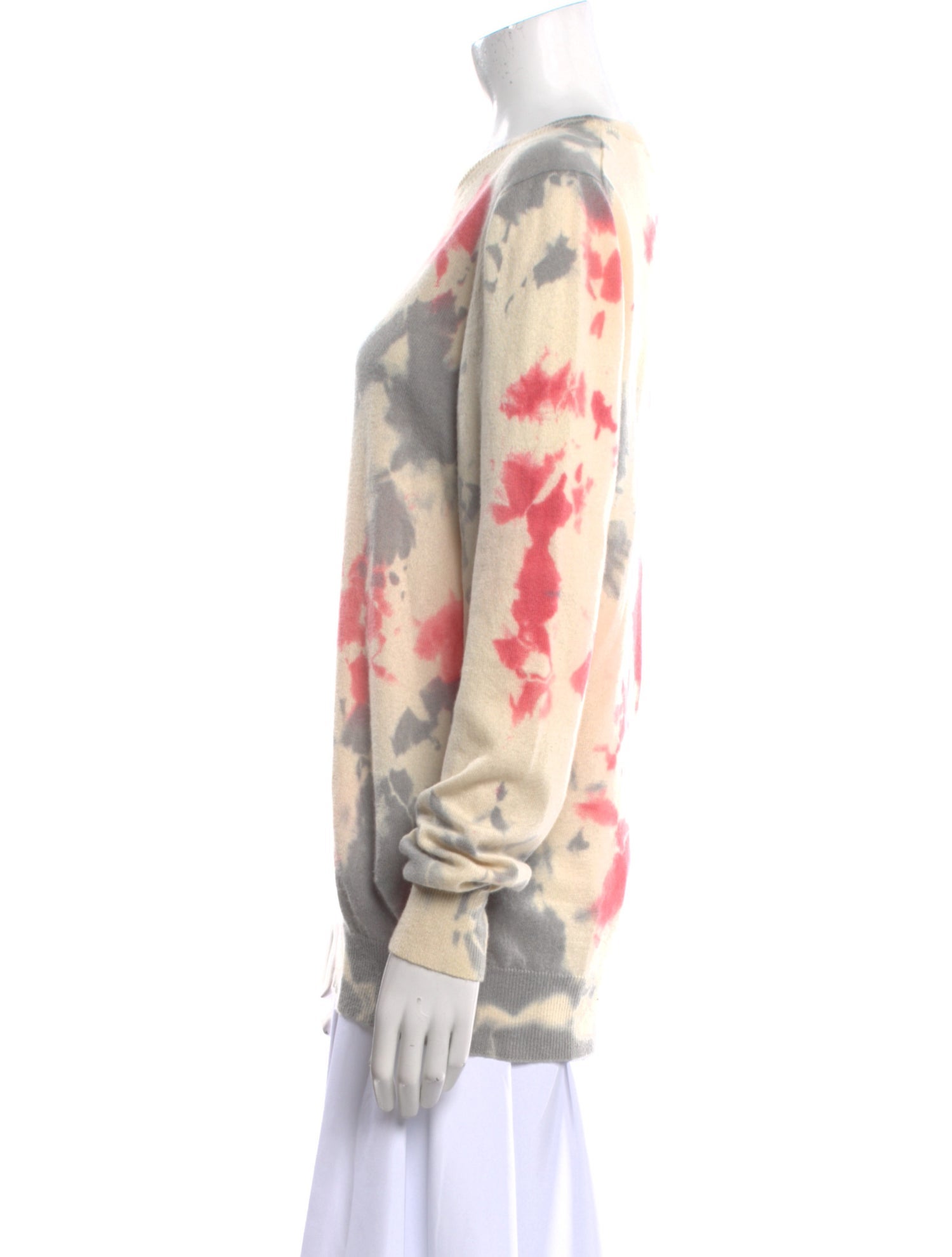 The Elder Statesman Cashmere Tie-Dye Print Sweater