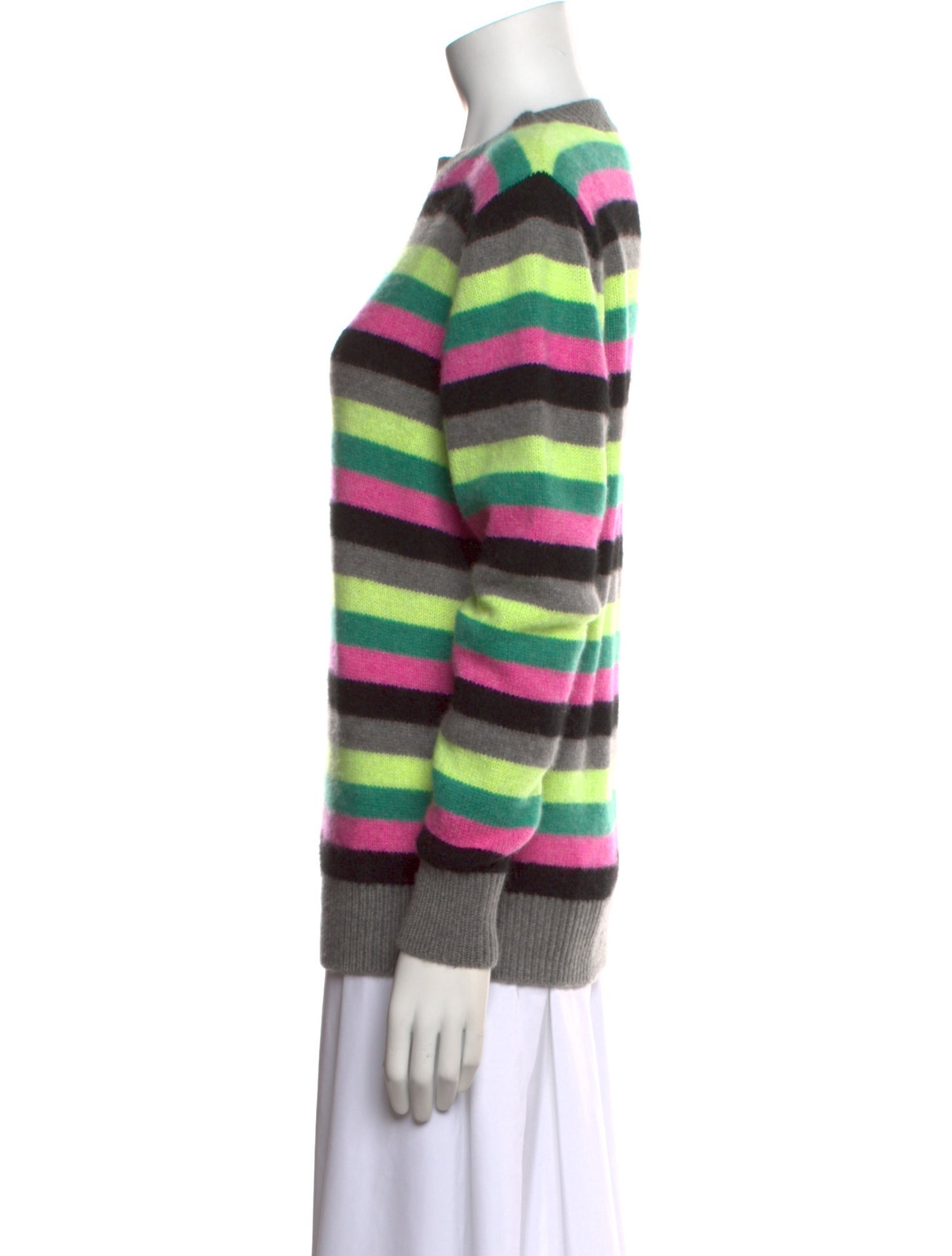 The Elder Statesman Cashmere Striped Sweater