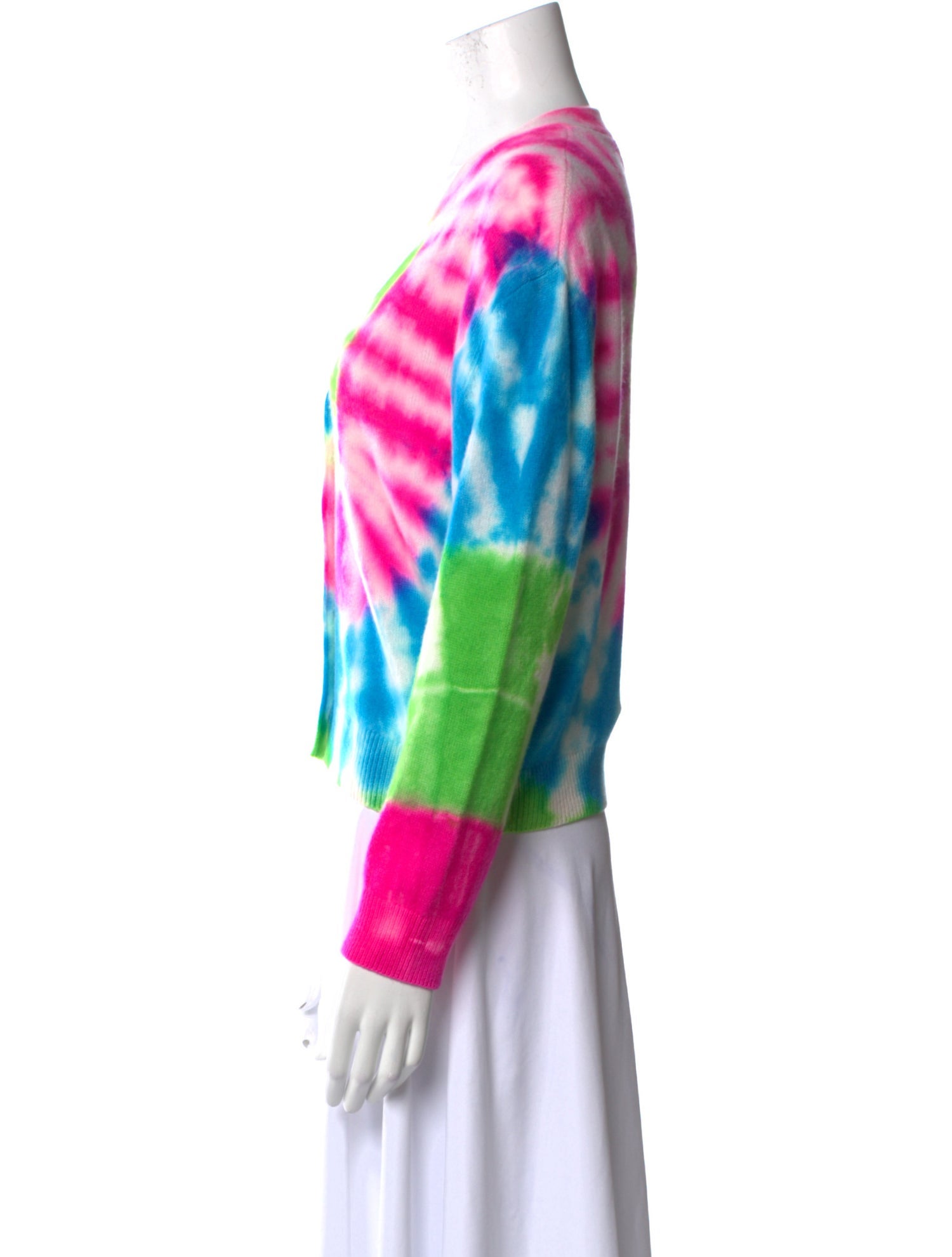 The Elder Statesman Cashmere Tie-Dye Print Sweater