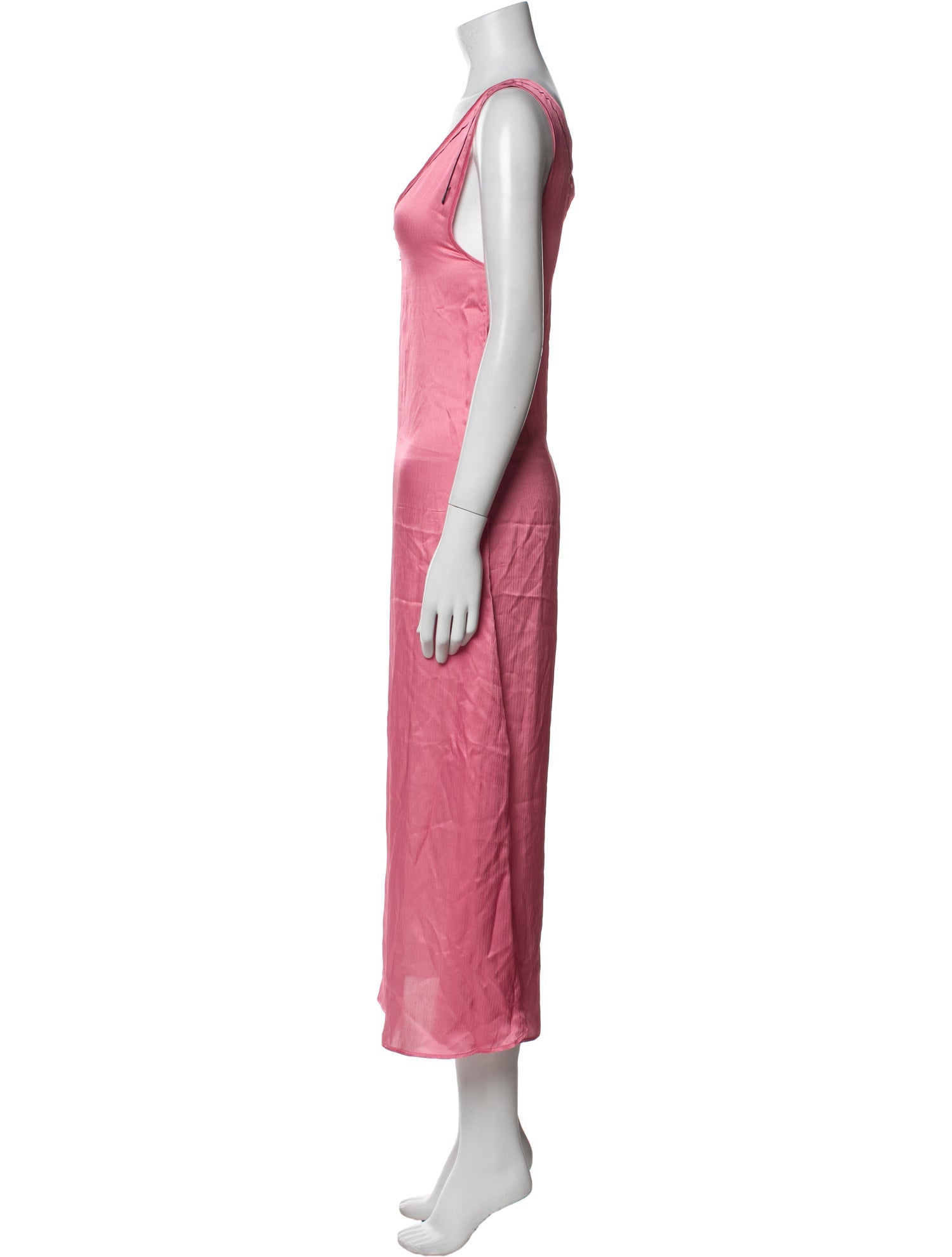 The Elder Statesman V-Neck Long Dress