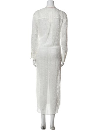 The Elder Statesman Crew Neck Long Dress