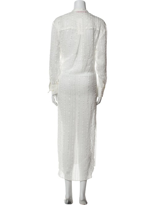 The Elder Statesman Crew Neck Long Dress