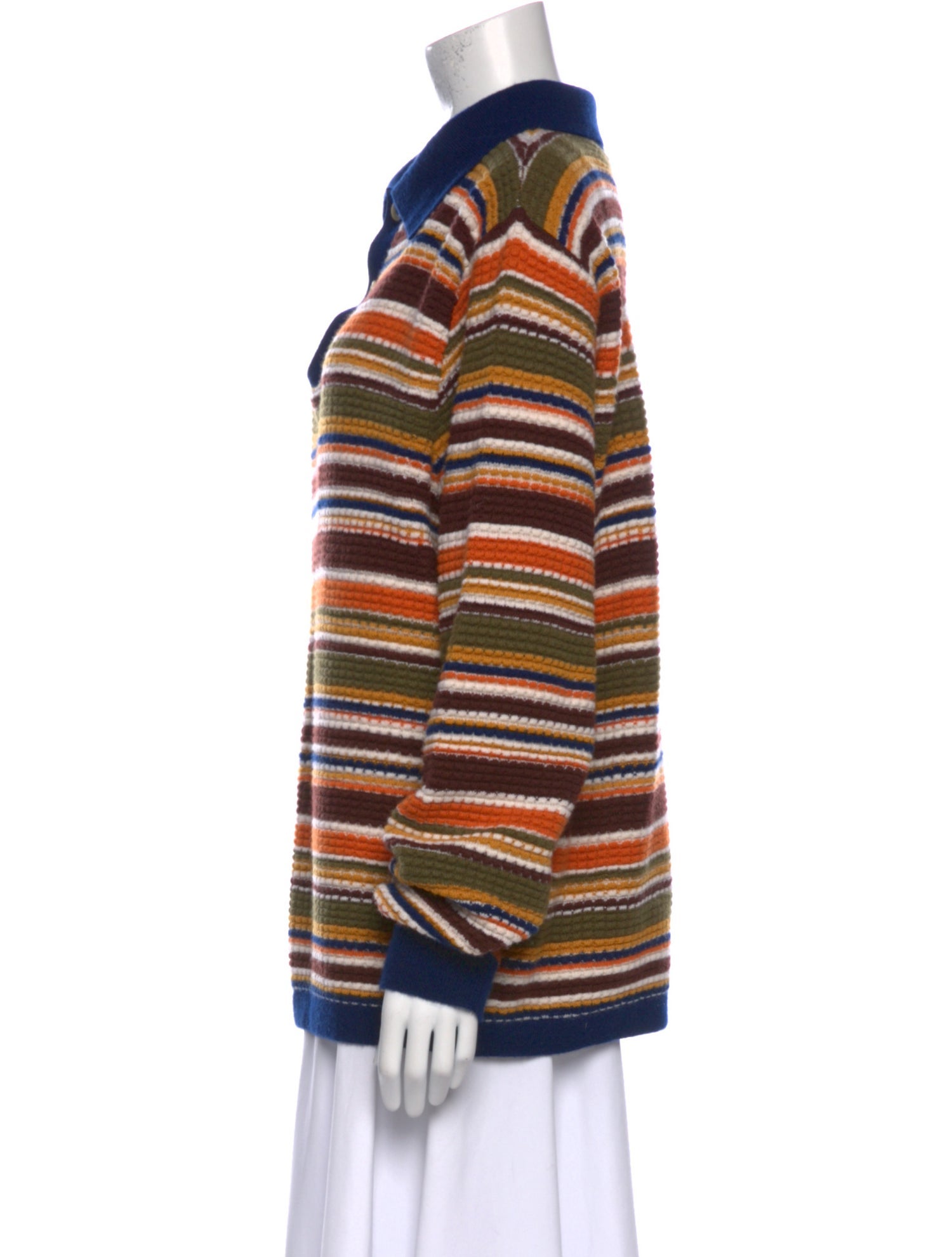 The Elder Statesman Cashmere Striped Sweater