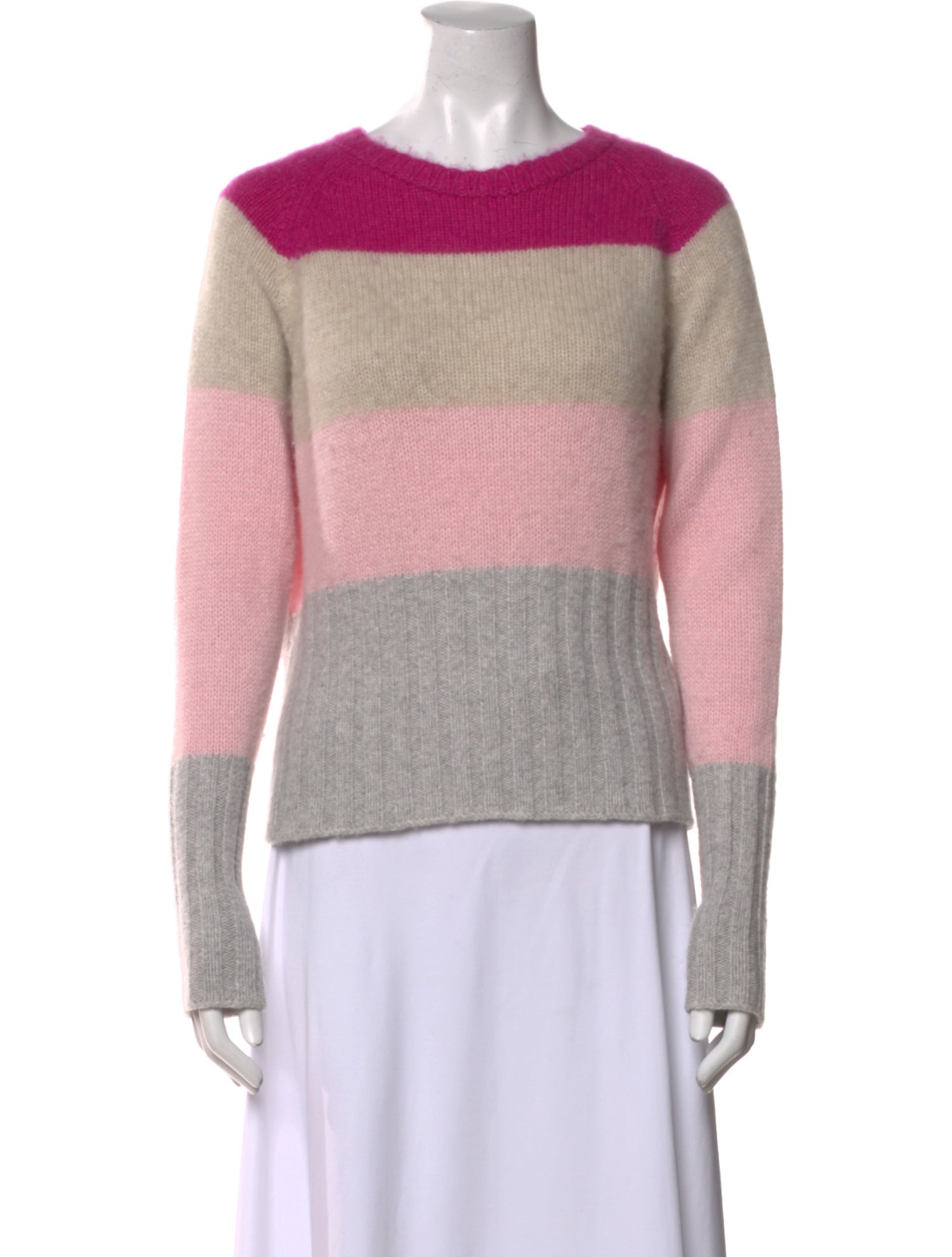 The Elder Statesman Cashmere Striped Sweater