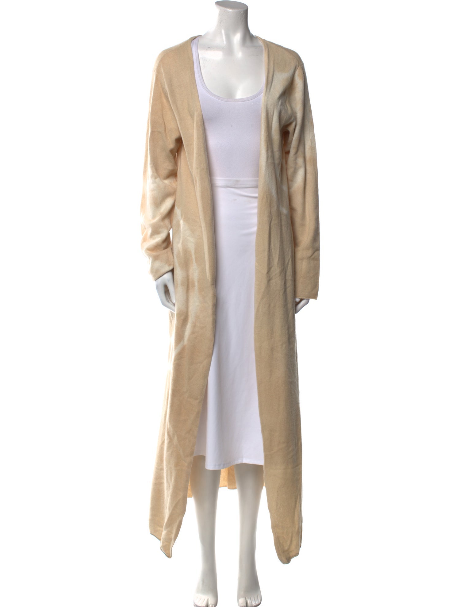 The Elder Statesman Merino Wool Open Front Sweater