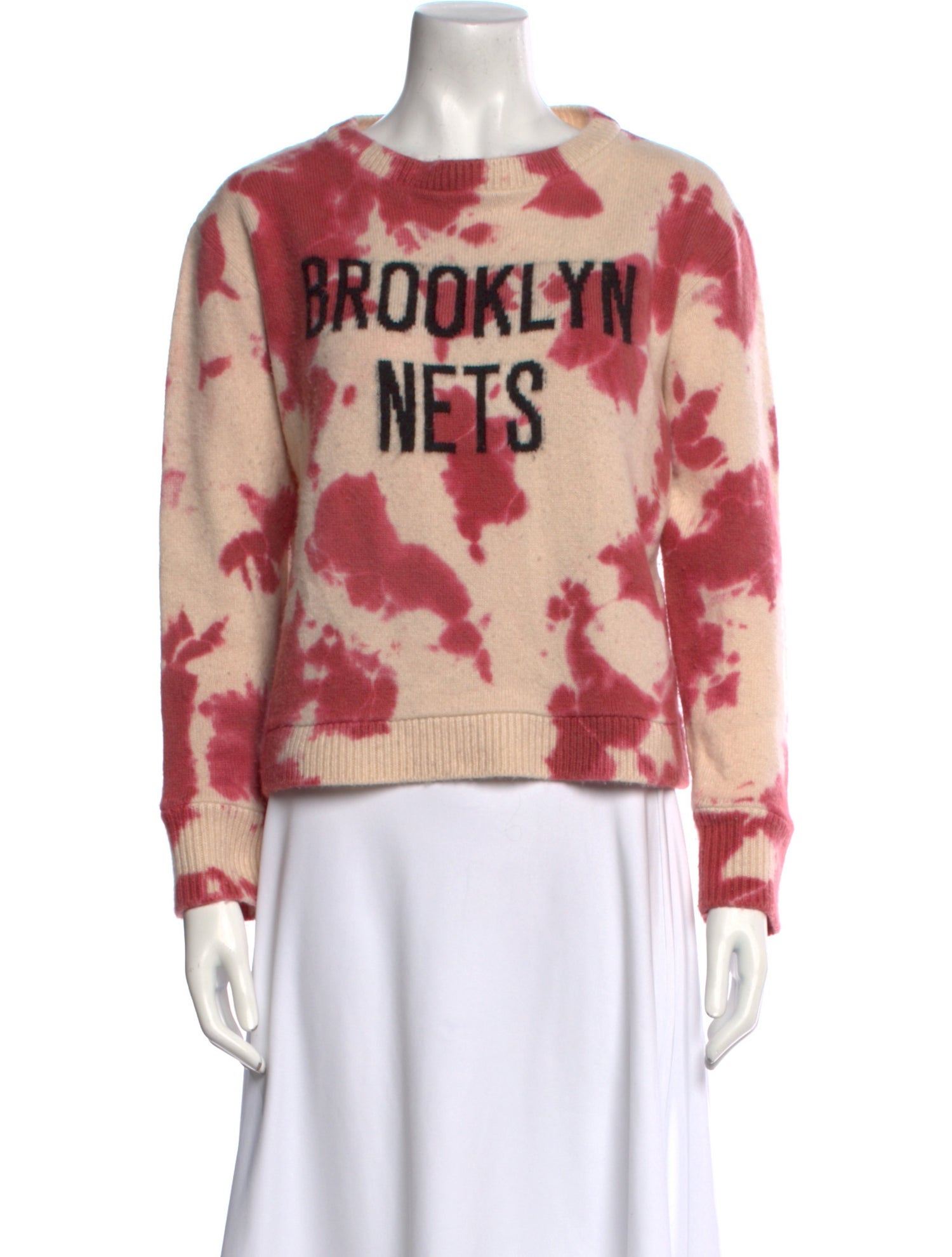The Elder Statesman Cashmere Tie-Dye Print Sweater