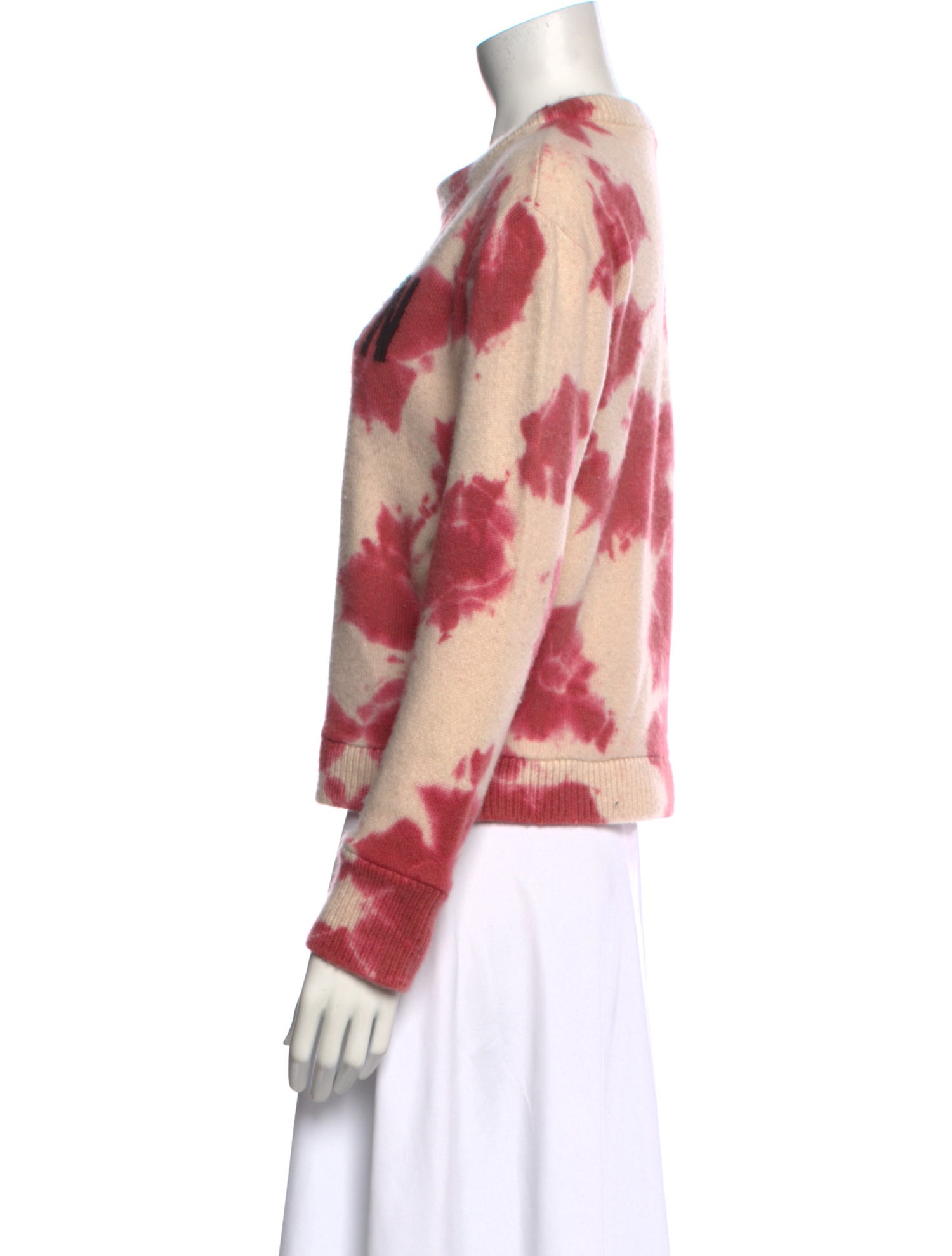 The Elder Statesman Cashmere Tie-Dye Print Sweater