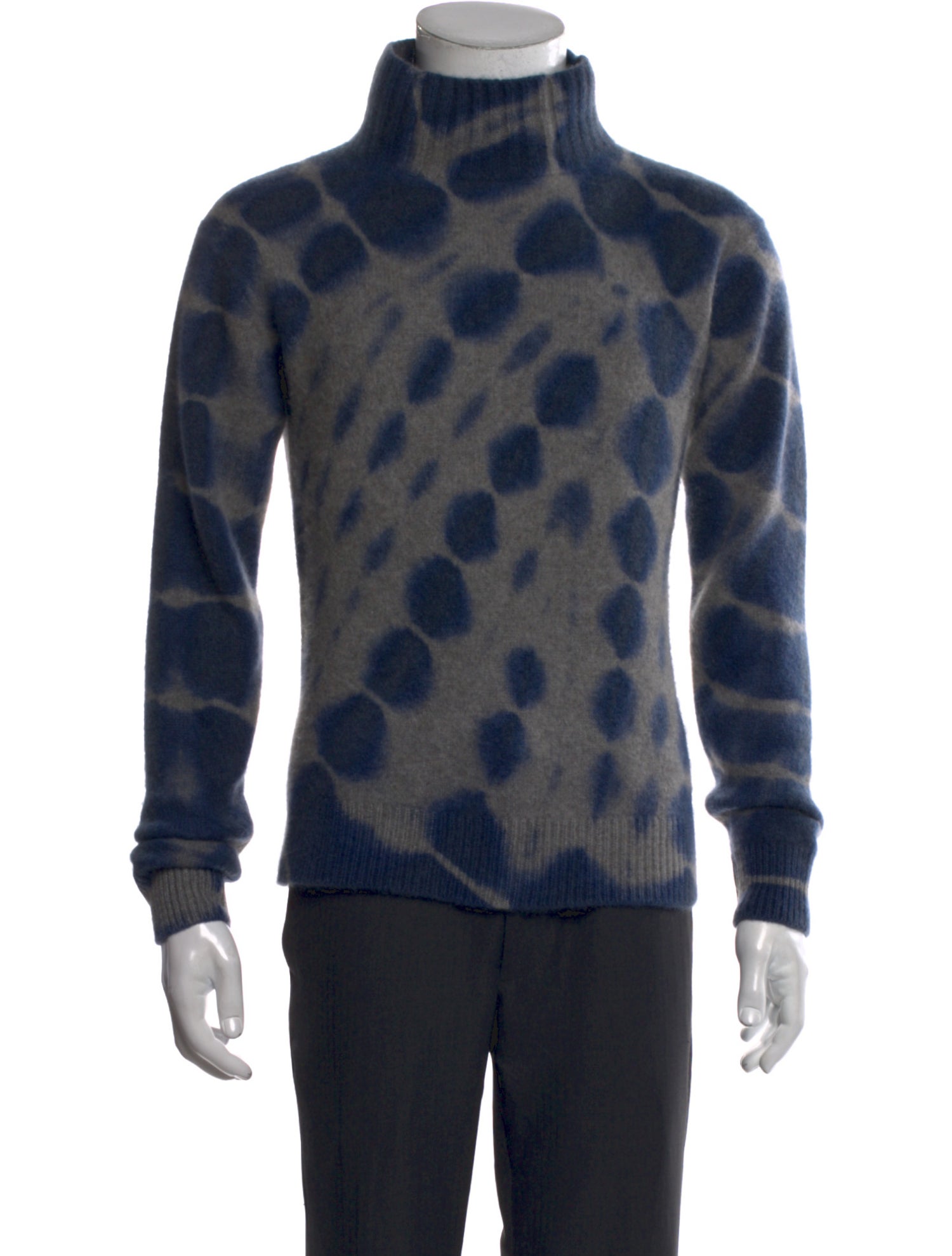 The Elder Statesman Cashmere Tie-Dye Print Pullover
