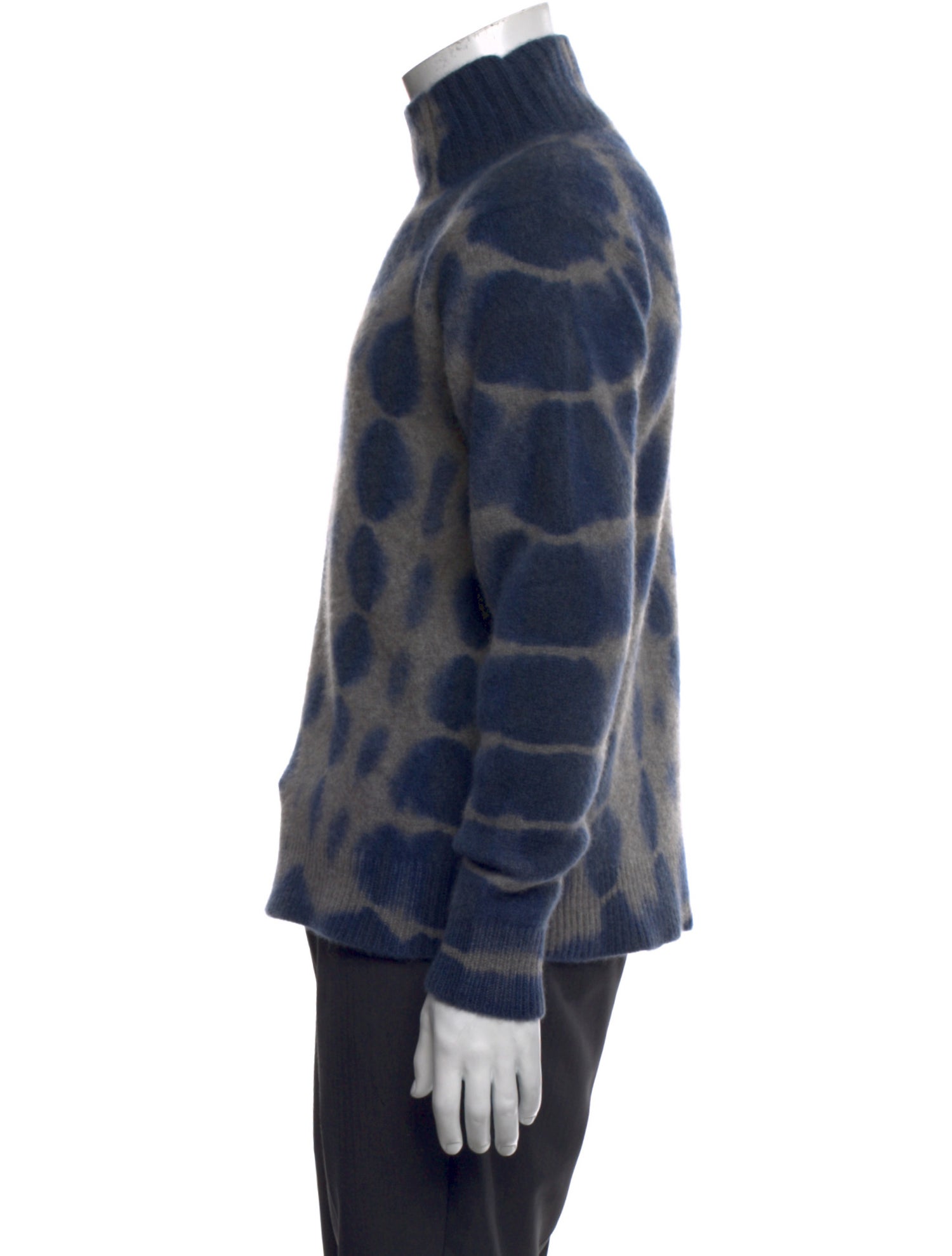 The Elder Statesman Cashmere Tie-Dye Print Pullover