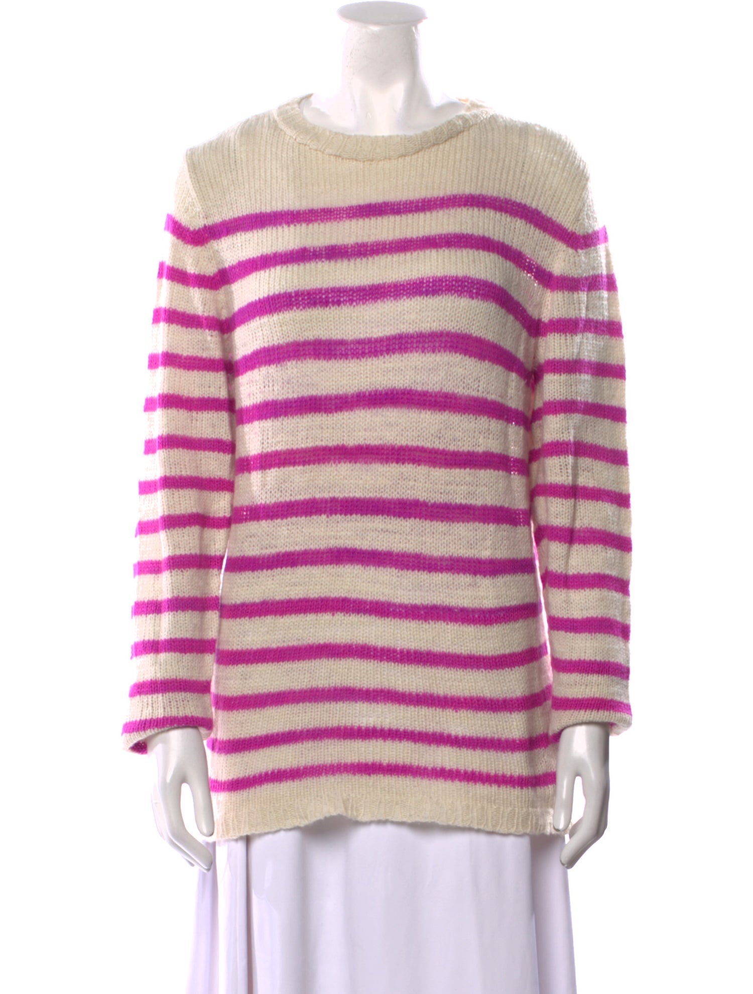The Elder Statesman Cashmere Striped Sweater