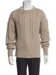 The Elder Statesman Crew Neck Long Sleeve Pullover