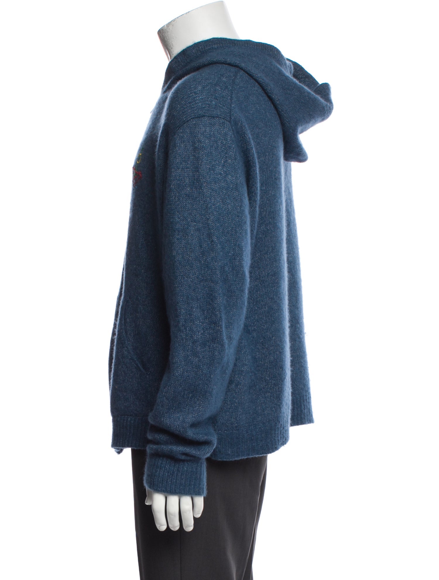 The Elder Statesman Mock Neck Long Sleeve Cardigan