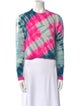 The Elder Statesman Cashmere Tie-Dye Print Sweater