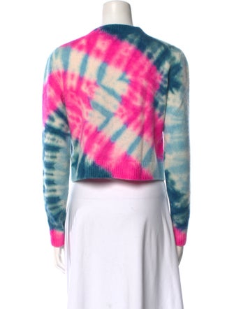 The Elder Statesman Cashmere Tie-Dye Print Sweater