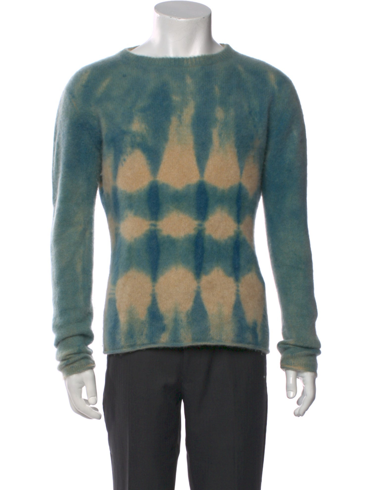 The Elder Statesman Cashmere Tie-Dye Print Pullover