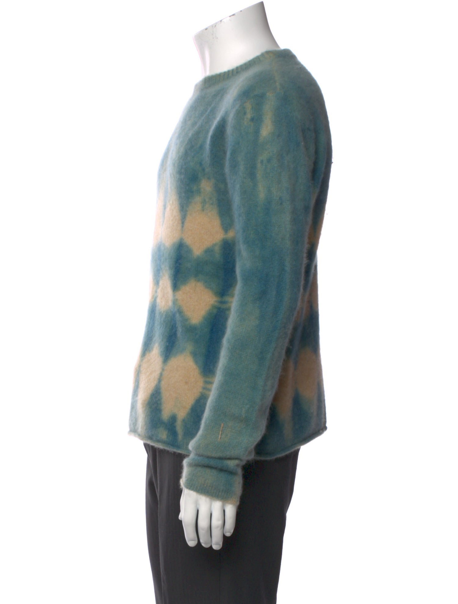 The Elder Statesman Cashmere Tie-Dye Print Pullover