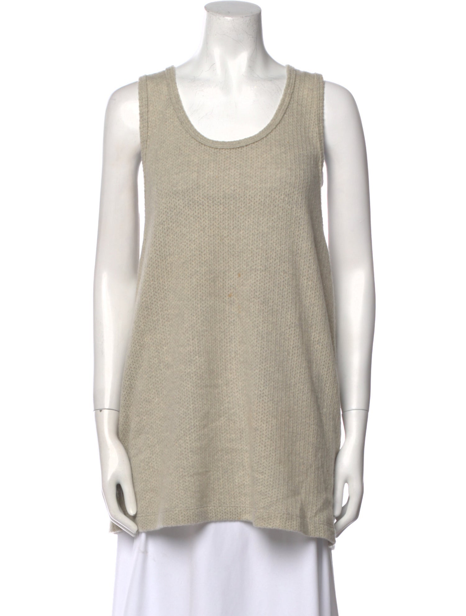 The Elder Statesman Cashmere Scoop Neck Top